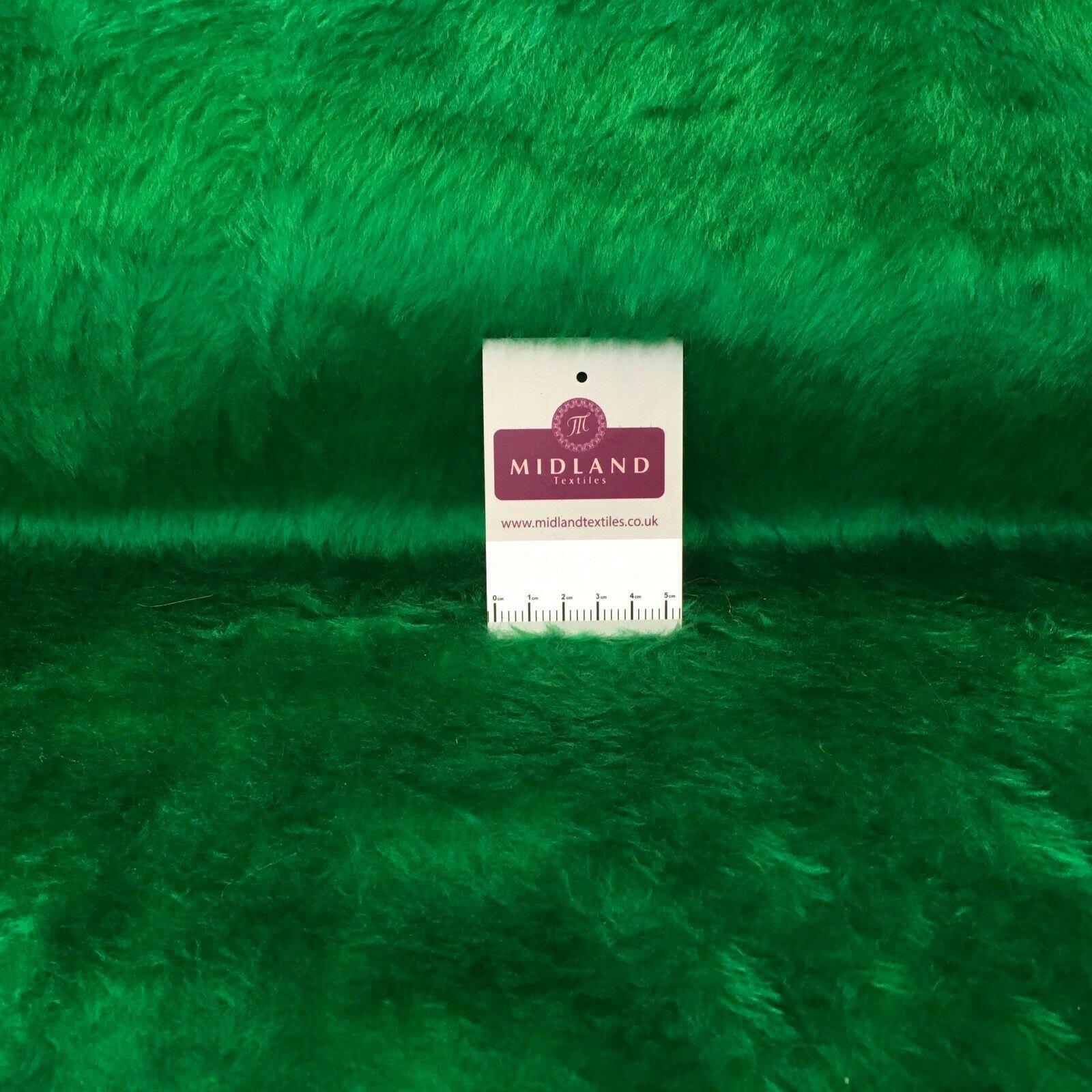 Plain Faux Fur 14 mm soft pile ideal for Clothing, throws Fabric 58' Wide MT930