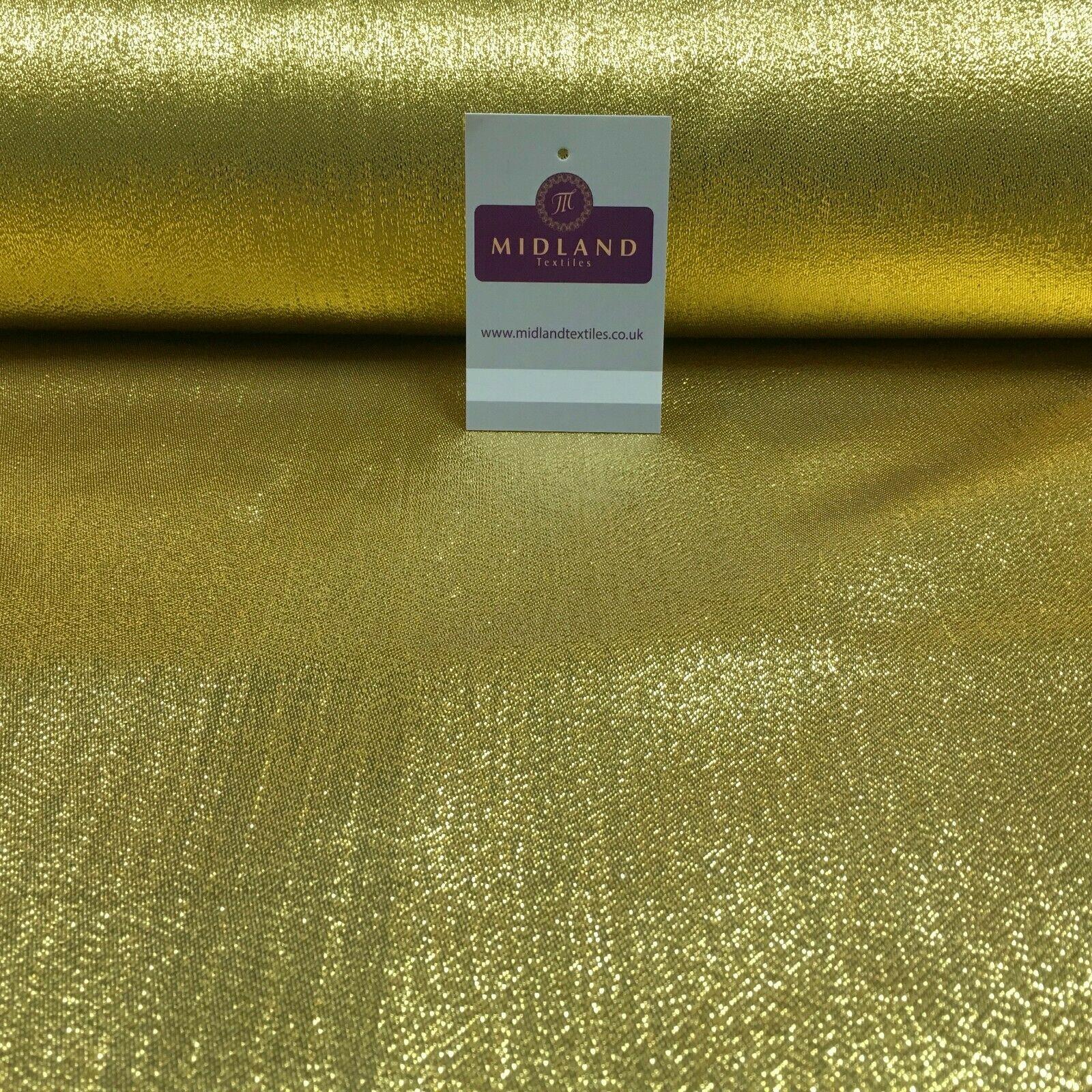 Metallic Shiny Tissue Lame Craft and Dress Fabric 55' wide M101 Mtex