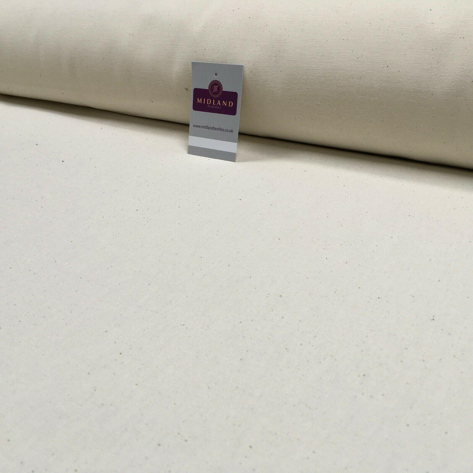 Natural Bull Denim Loom state Heavy Calico Fabric 150cm Wide MS1353