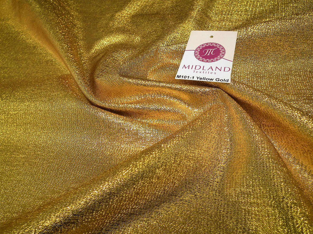 Metallic Shiny Tissue Lame Craft and Dress Fabric 55