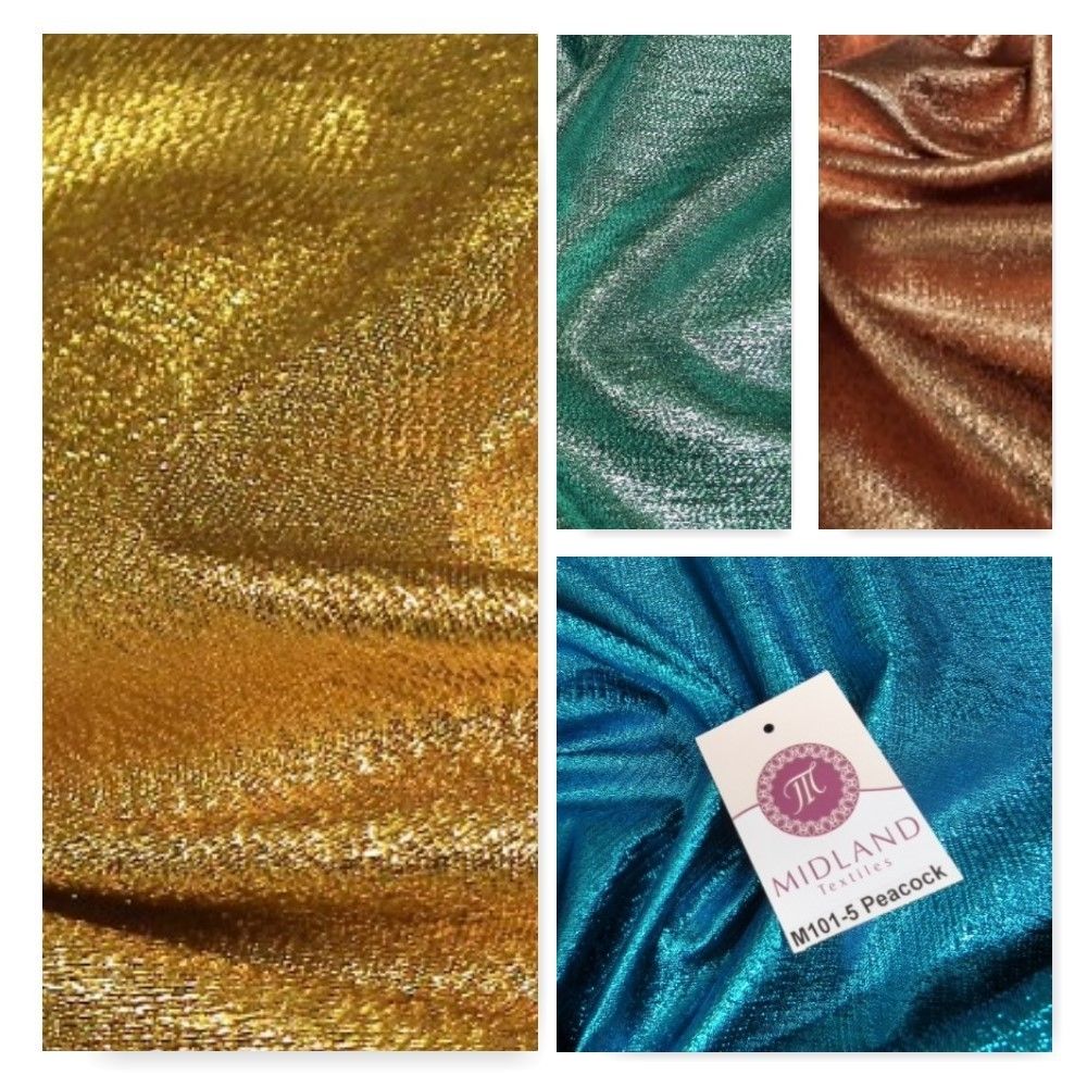 Metallic Shiny Tissue Lame Craft and Dress Fabric 55