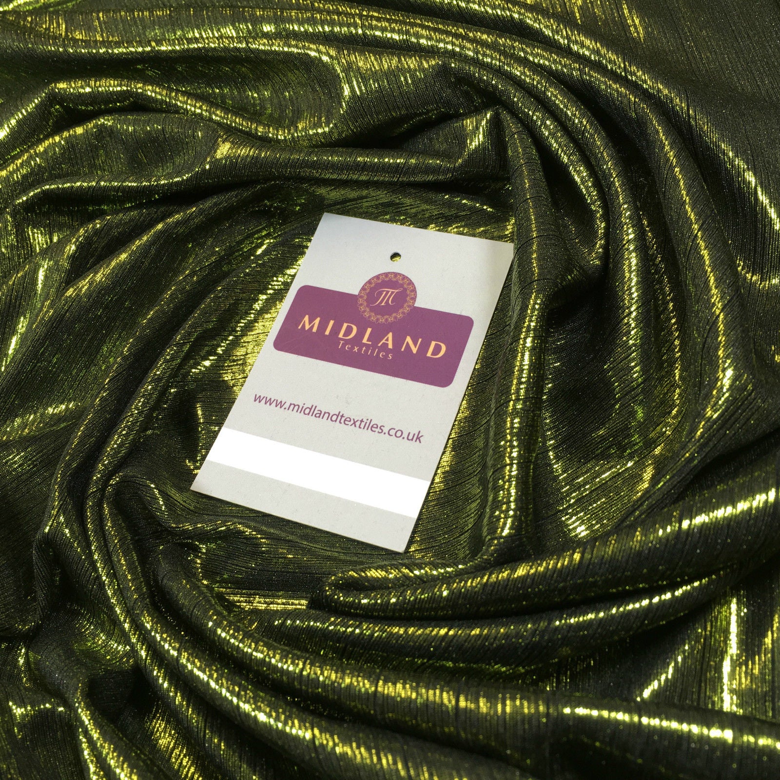 Shiny Metallic Lame 1 way stretch Dress Fabric 40' wide M699 Mtex