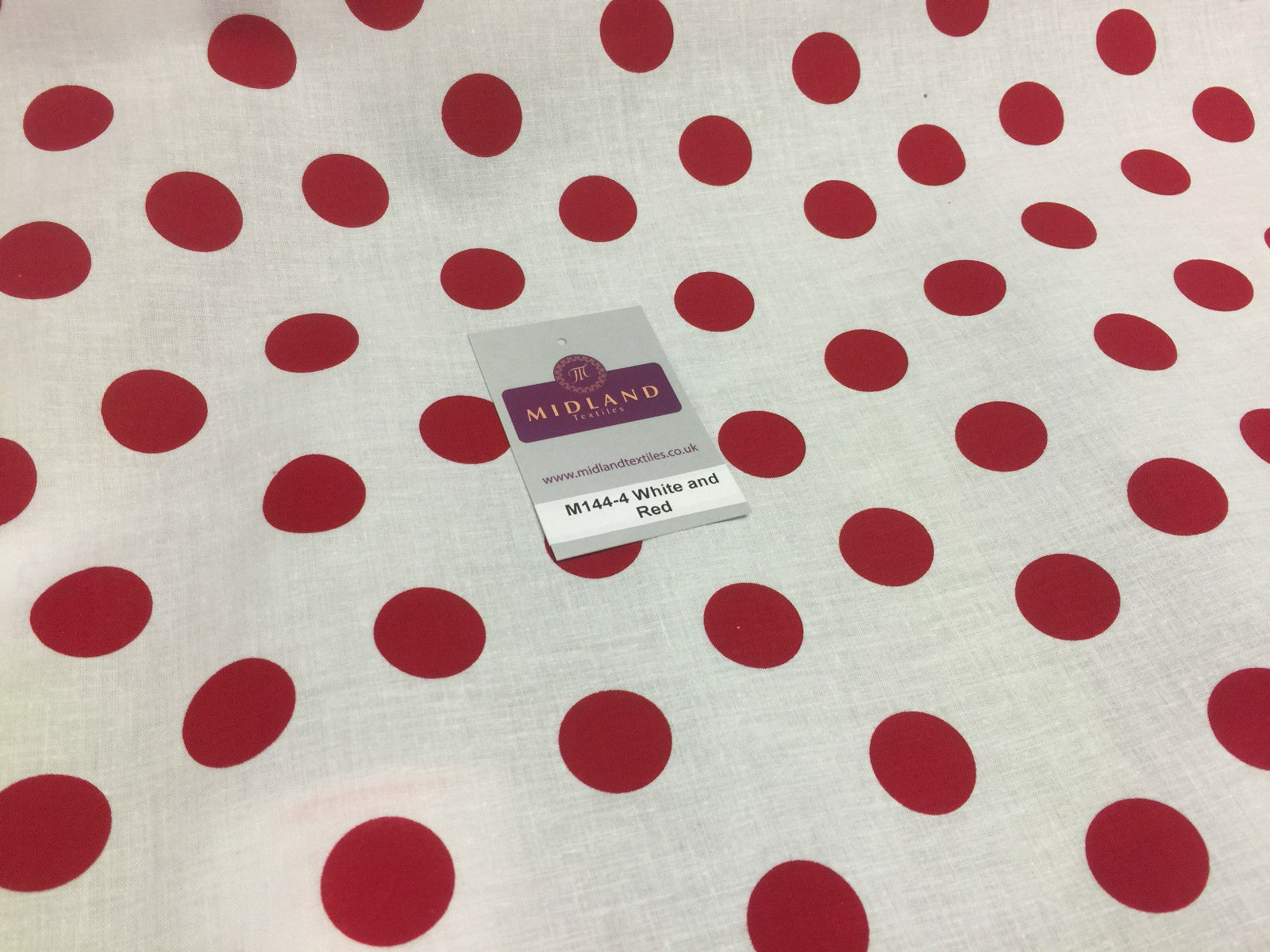 Polka Dot Spot 100% Cotton Fabric 58' sold by Metre Mtex M144