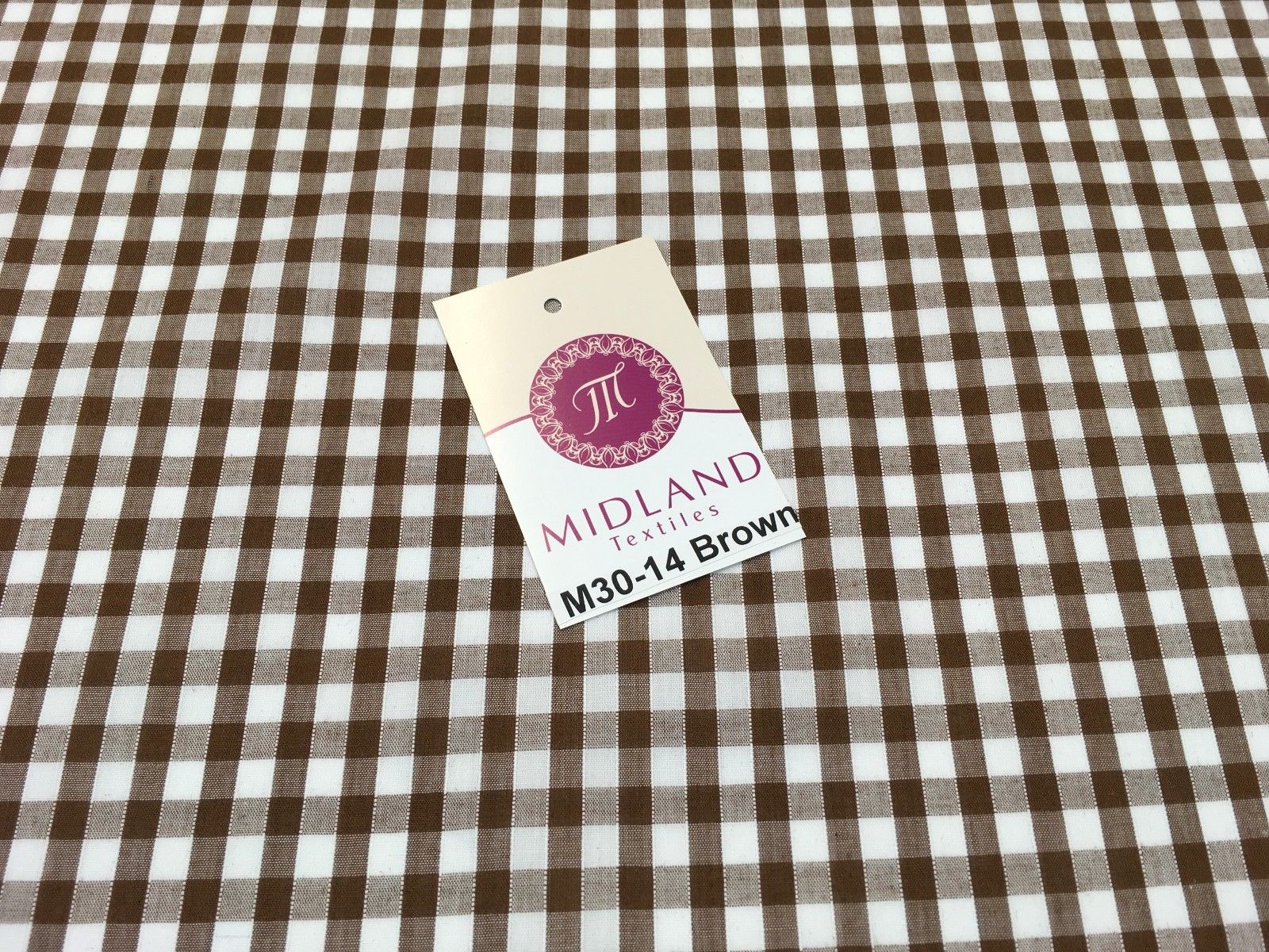 Timeless 1/4 Inch Gingham Fabric Material for Clothing, Aprons, Tablecloths, School Decorations - 44' Wide - M30