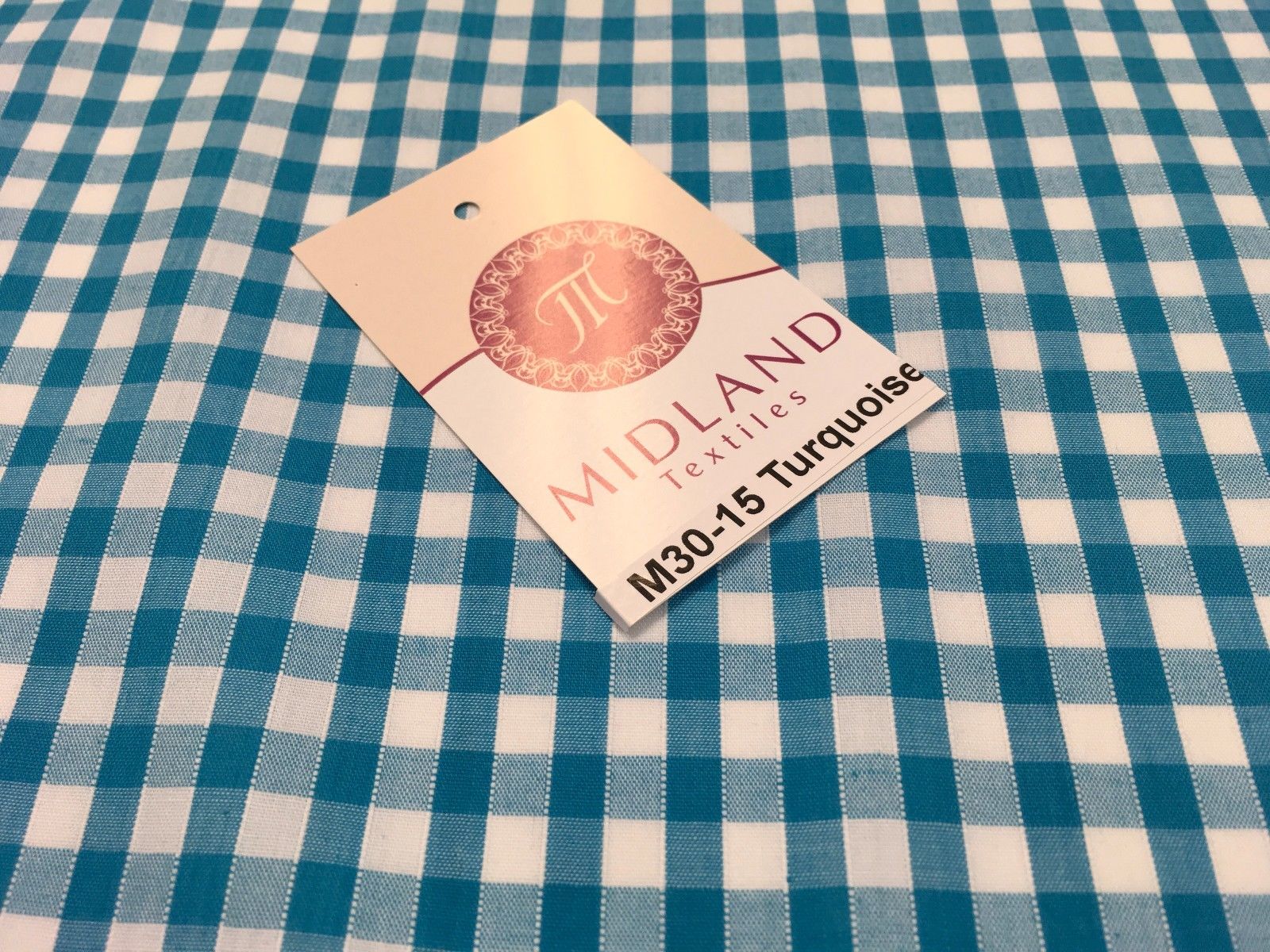 Timeless 1/4 Inch Gingham Fabric Material for Clothing, Aprons, Tablecloths, School Decorations - 44' Wide - M30