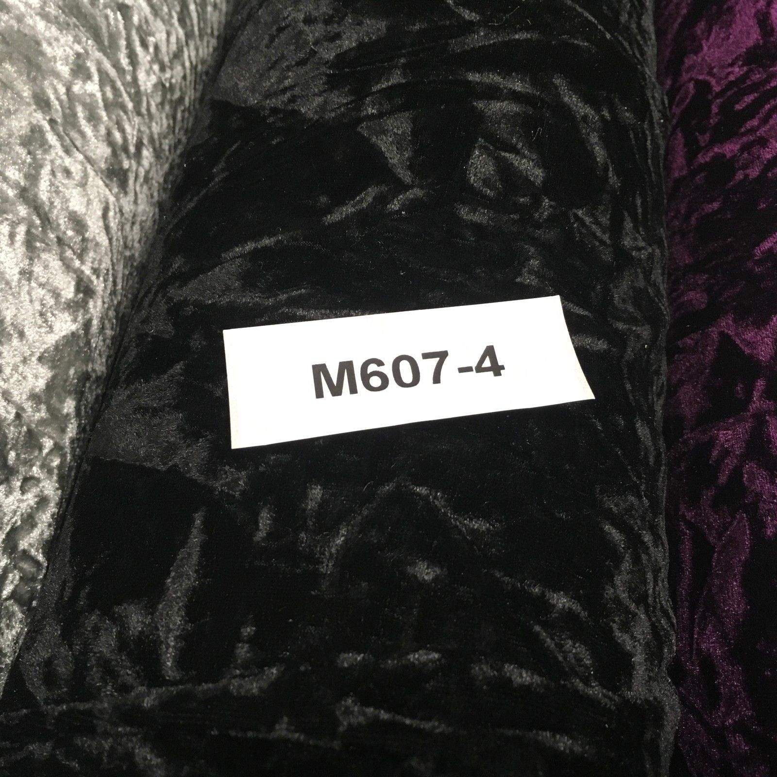 Crushed Creased Ice Velvet One way stretch Dress Fabric 58' M607 Mtex