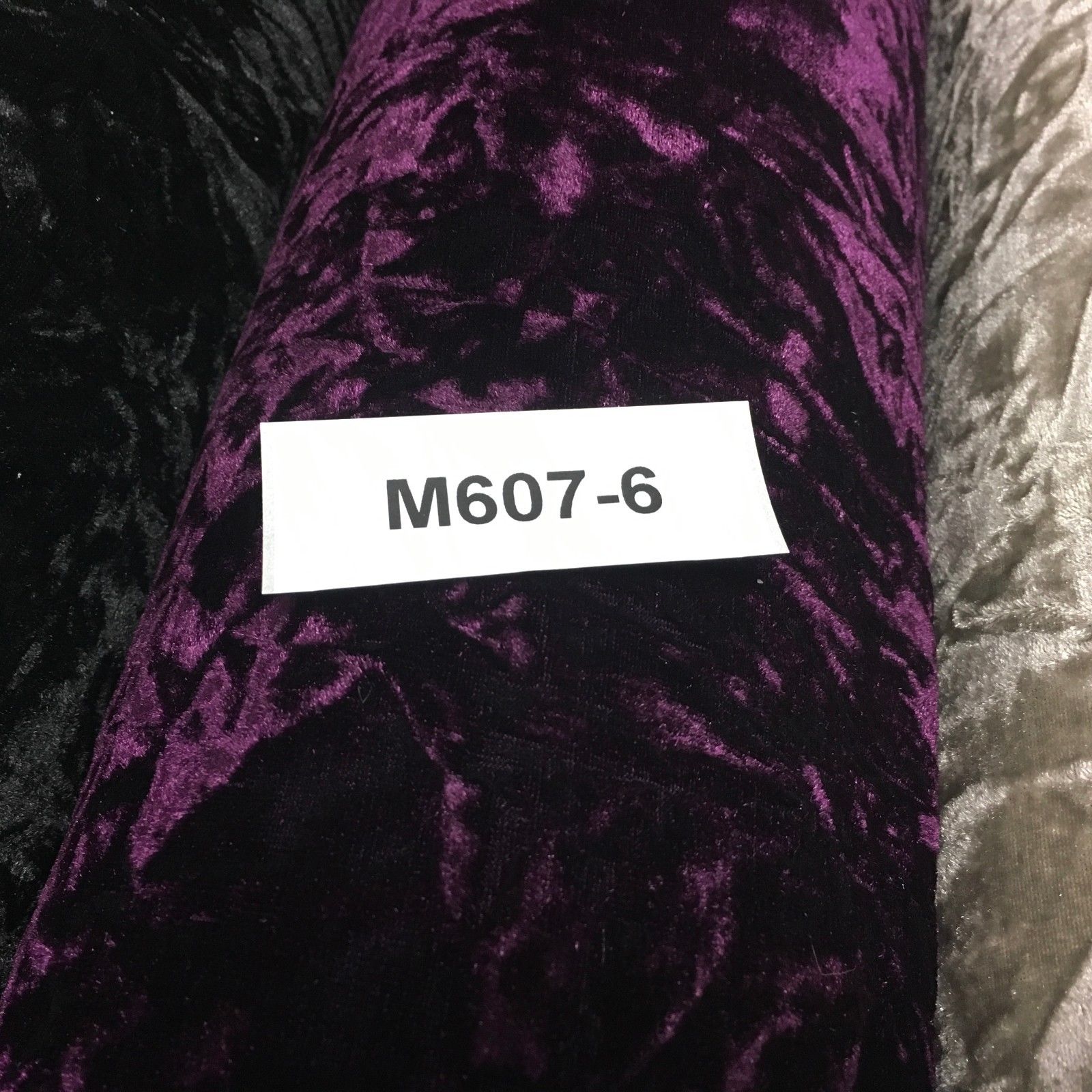 Crushed Creased Ice Velvet One way stretch Dress Fabric 58' M607 Mtex