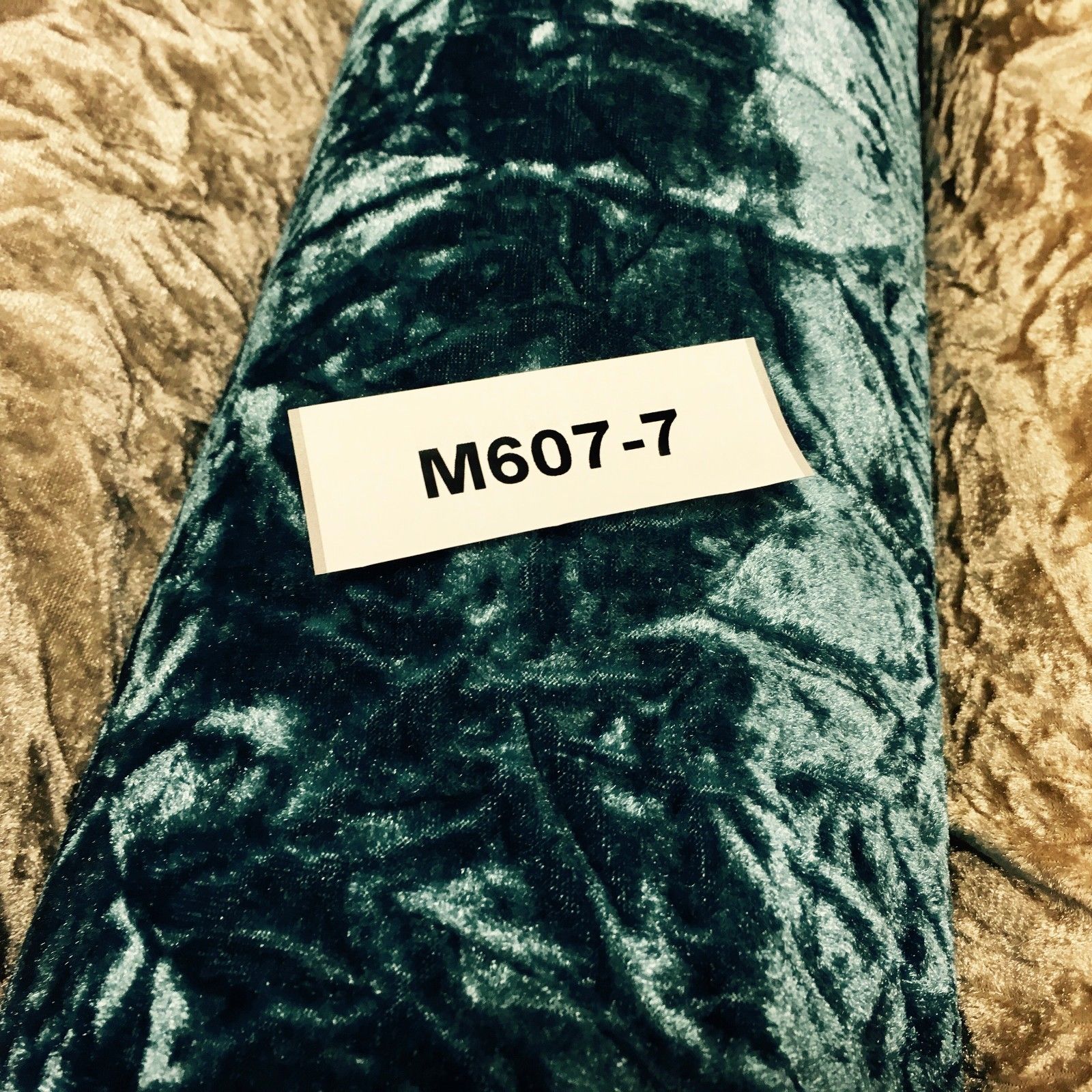 Crushed Creased Ice Velvet One way stretch Dress Fabric 58' M607 Mtex