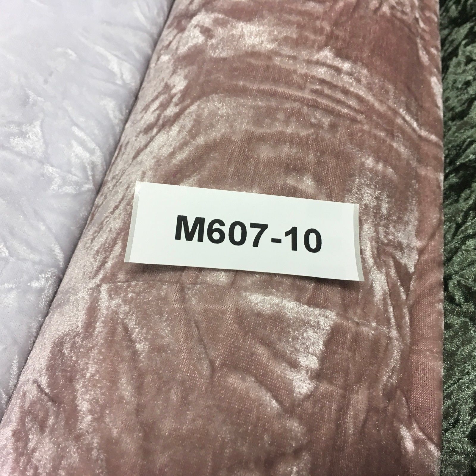 Crushed Creased Ice Velvet One way stretch Dress Fabric 58' M607 Mtex