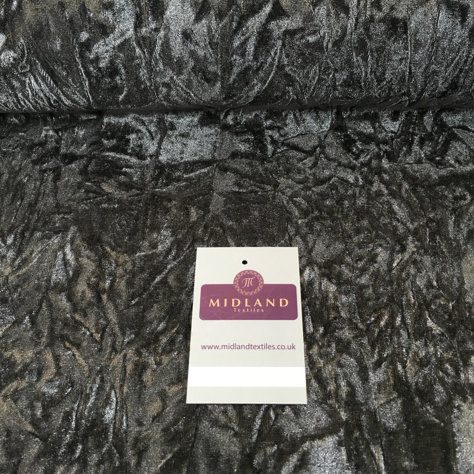 Crushed Creased Ice Velvet One way stretch Dress Fabric 58' M607 Mtex