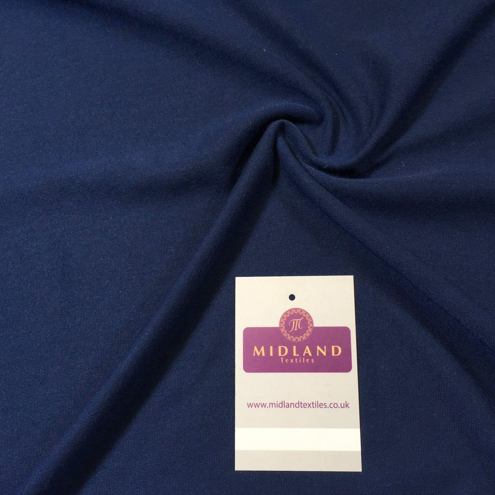 Navy blue soft knitted Dress Fabric 58' M720-46 Mtex