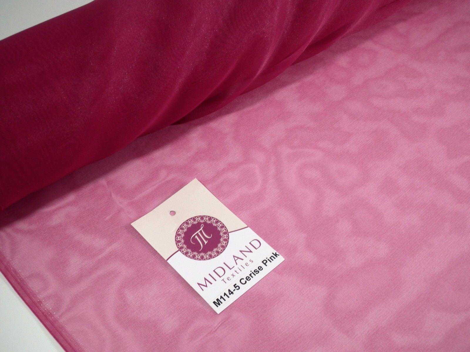 Organza Sheer Fabric Wedding Chair Sash Bows Table Runner 58' M114 Mtex