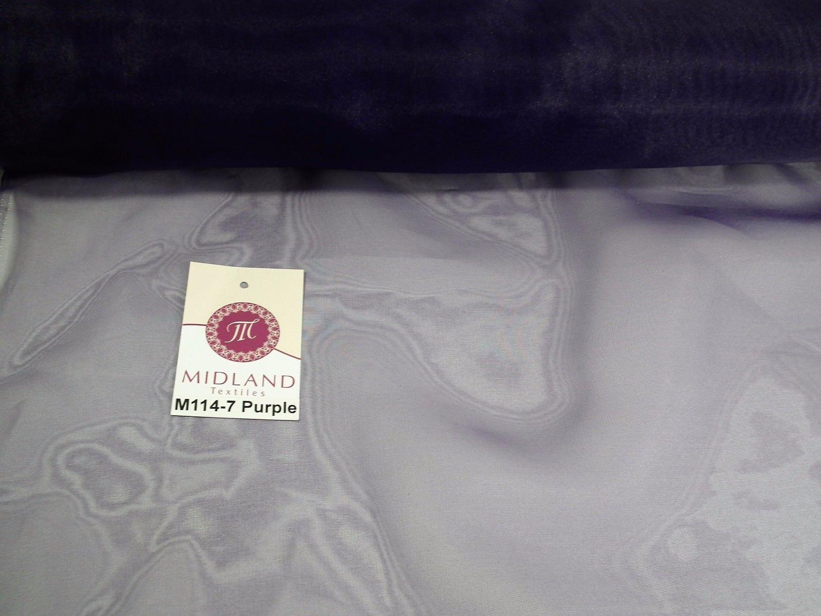 Organza Sheer Fabric Wedding Chair Sash Bows Table Runner 58' M114 Mtex