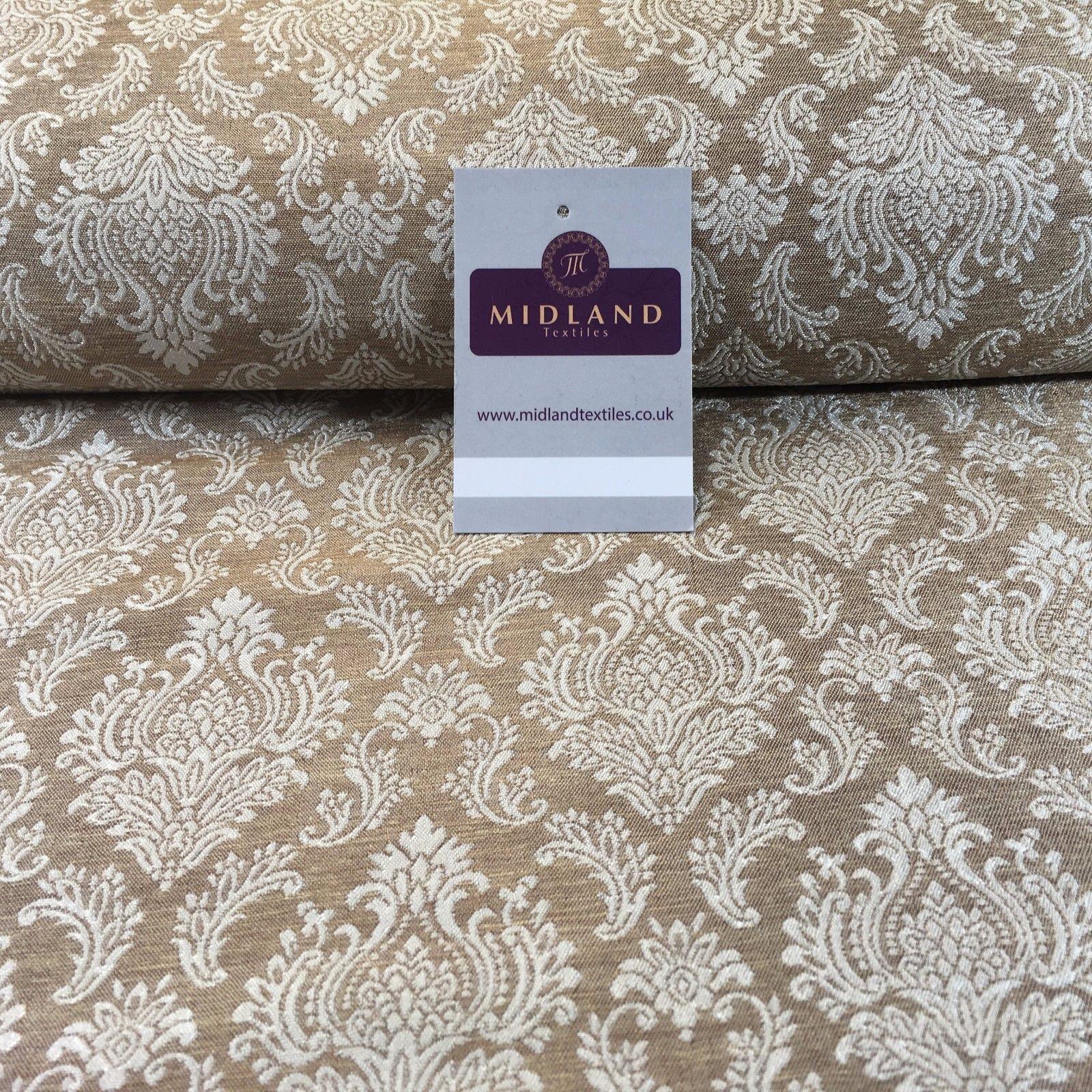 Ornate Ornamental Indian Pure Silk Banarsi waistcoat fabric 44' M790 Mtex