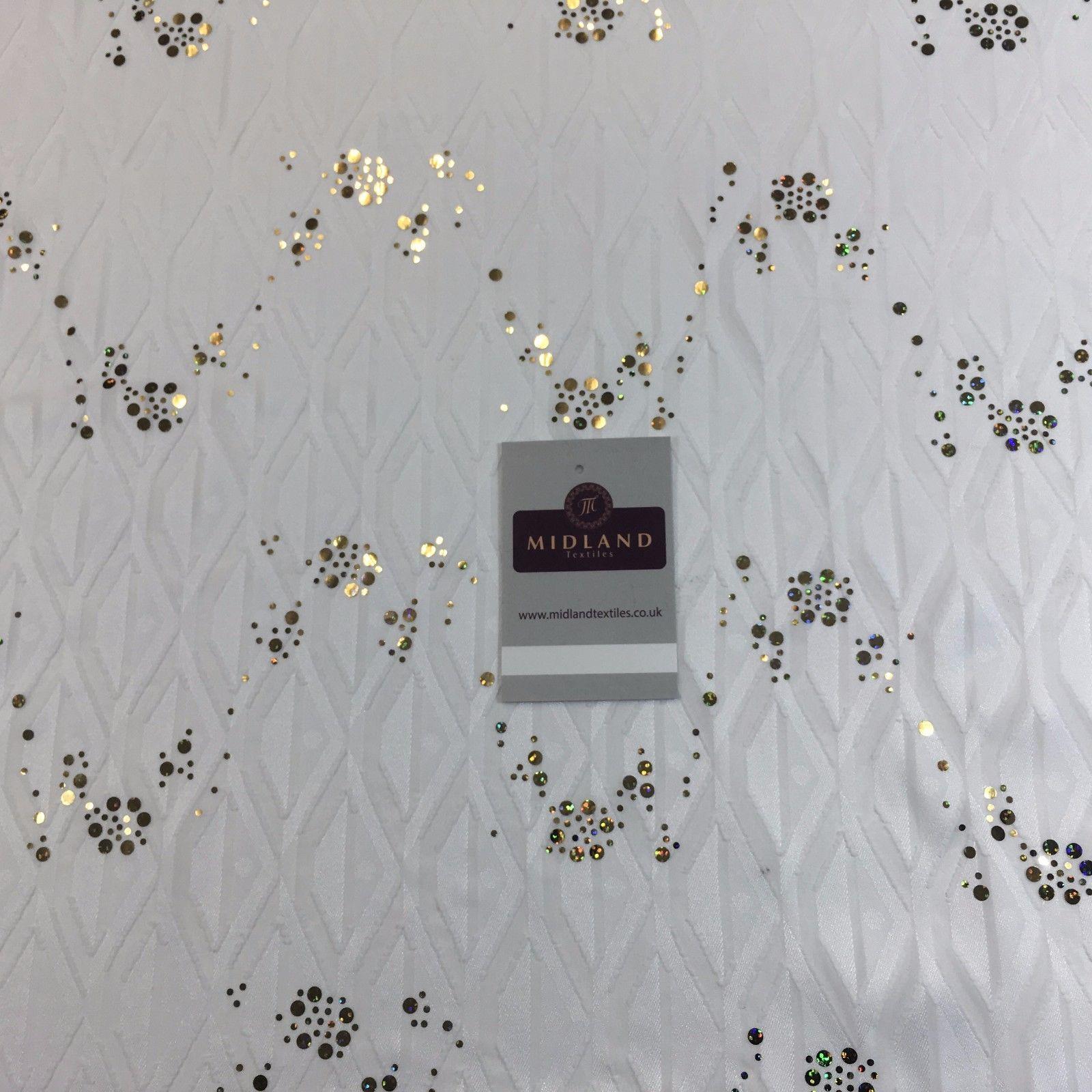 Lightweight Uragiri Chiffon with Hologram sequins fabric 55' M752 Mtex