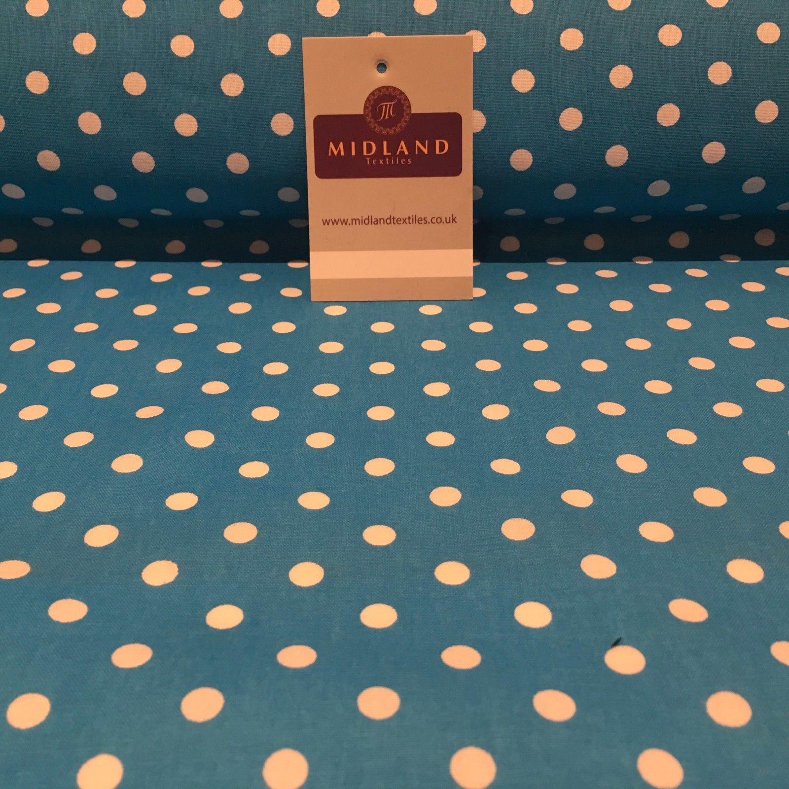 Polka dot Spotted 100% Cotton printed Fabric 44' Wide M811 Mtex
