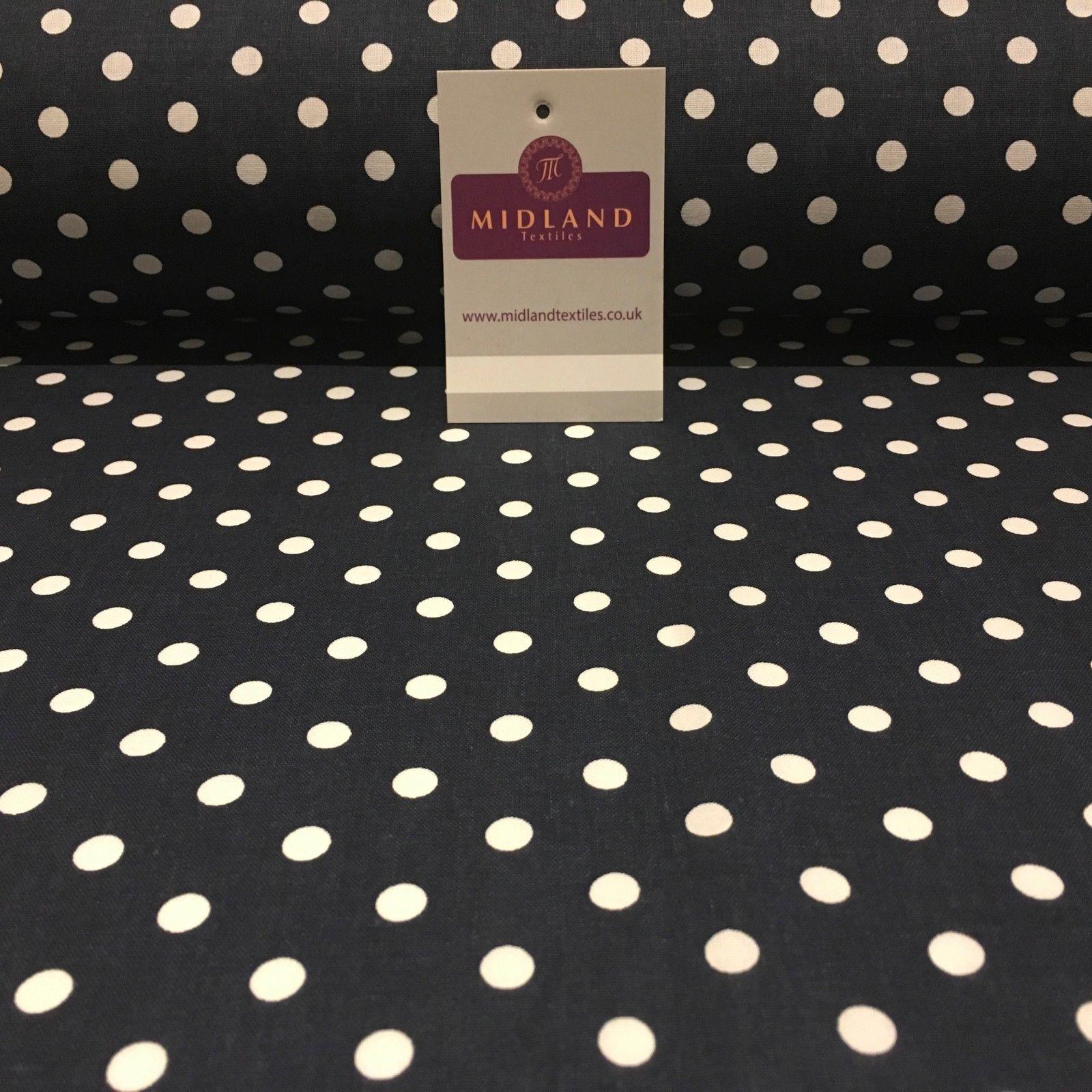 Polka dot Spotted 100% Cotton printed Fabric 44' Wide M811 Mtex