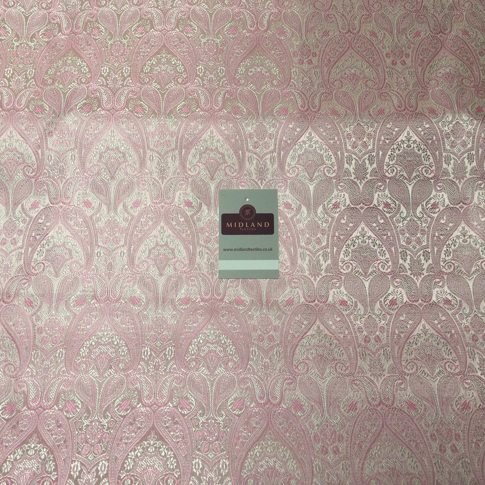 Paisley Ornamental Jacquard Waistcoat, Jacket Brocade Fabric 44' Wide Mtex MK855