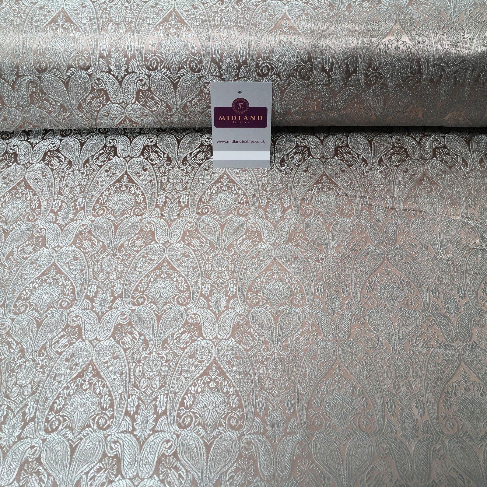 Paisley Ornamental Jacquard Waistcoat, Jacket Brocade Fabric 44' Wide Mtex MK855