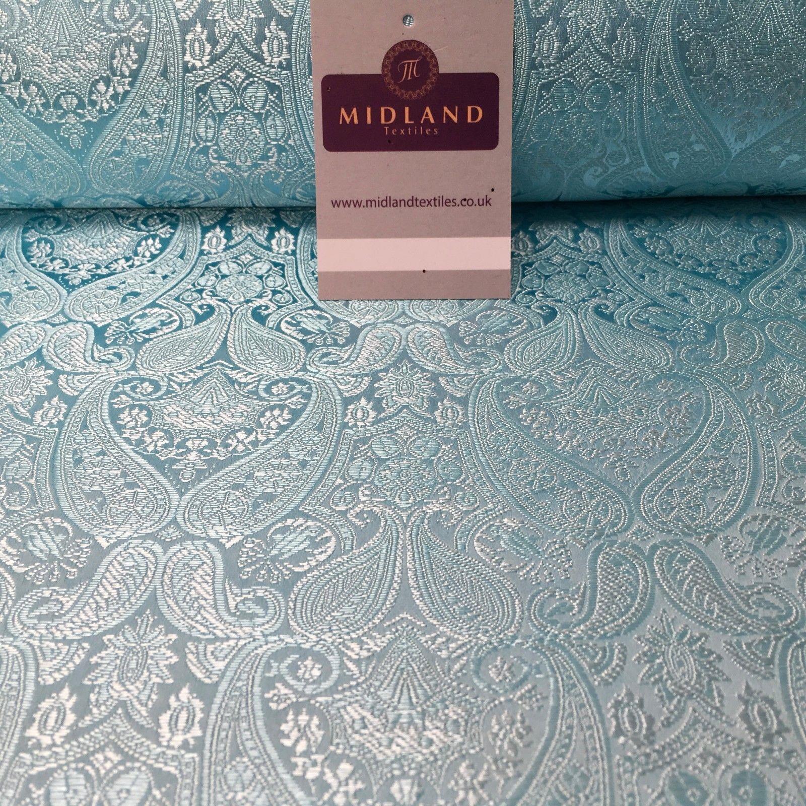 Paisley Ornamental Jacquard Waistcoat, Jacket Brocade Fabric 44' Wide Mtex MK855