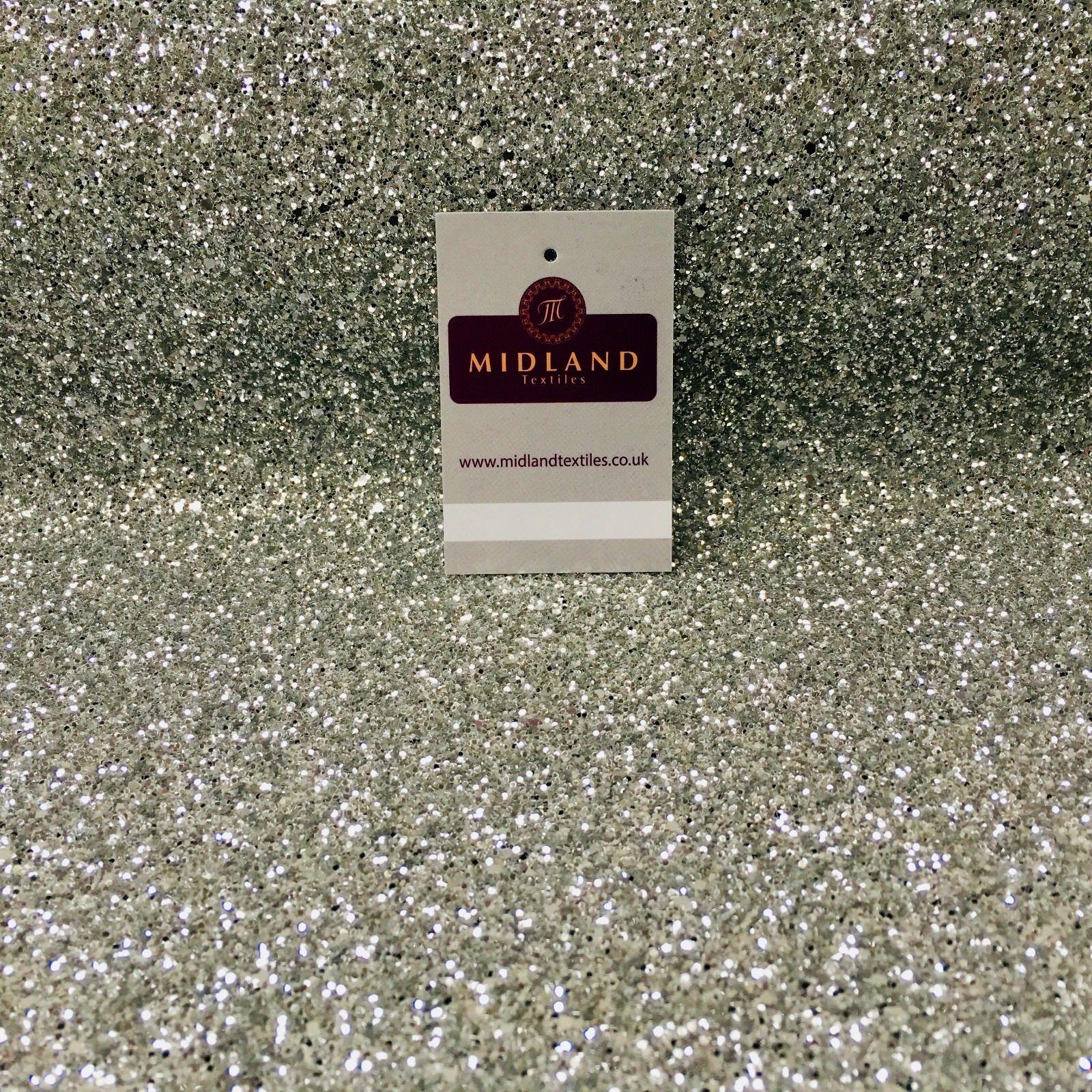 Glitter Fabric Jazz Large Flakes fabric per metre 54' Wide MK859 Mtex