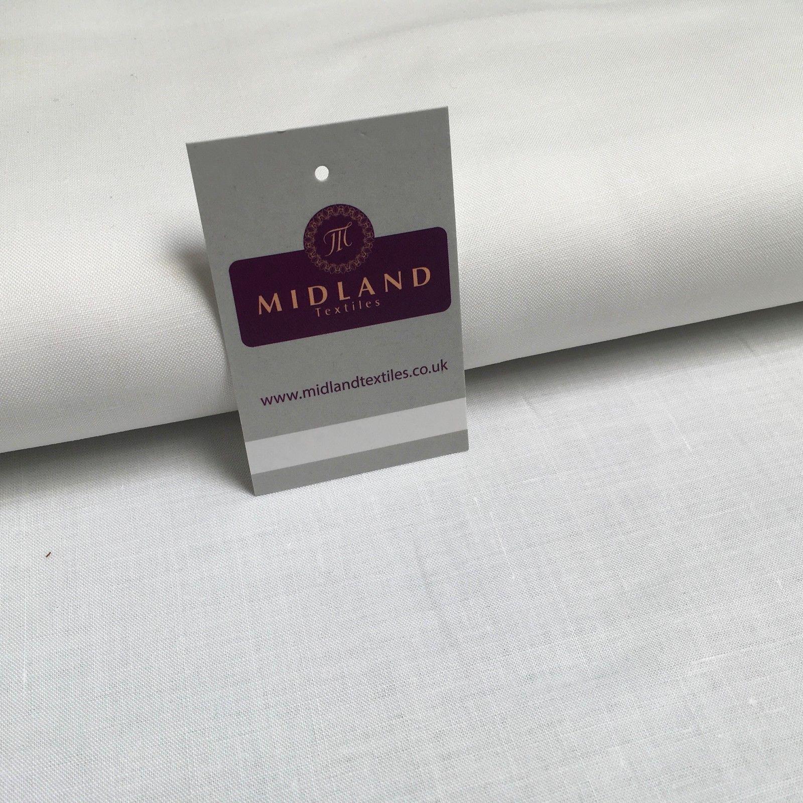 100% Linen Ramie Ideal for Clothing, Handkerchiefs tablecloths Fabric 53' MD890