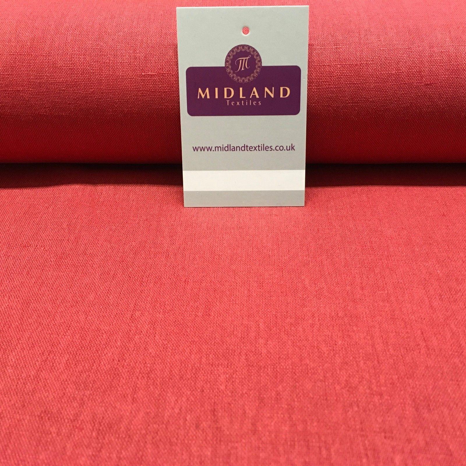 100% Plain Indian Linen Dress Fabric 52' Wide MK899 Mtex