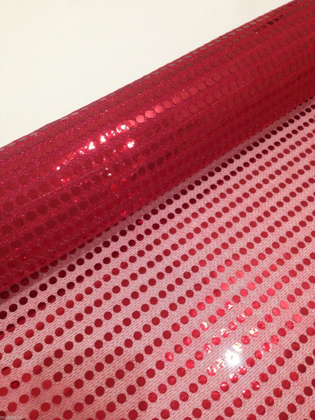 6mm Sequin fabric shiny sparkly material fancy dress costume Per Metre M63 Mtex