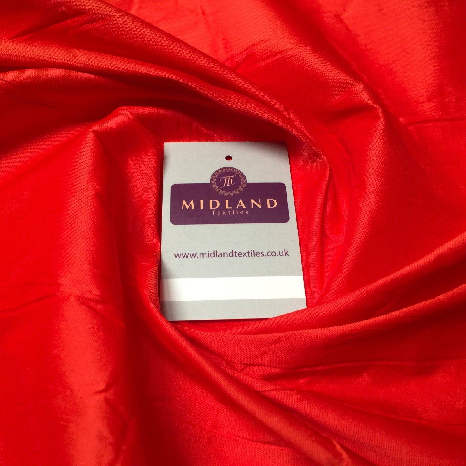 Plain Shantung Faux Raw Silk Dupion Fabric 58' Wide MA935 Mtex