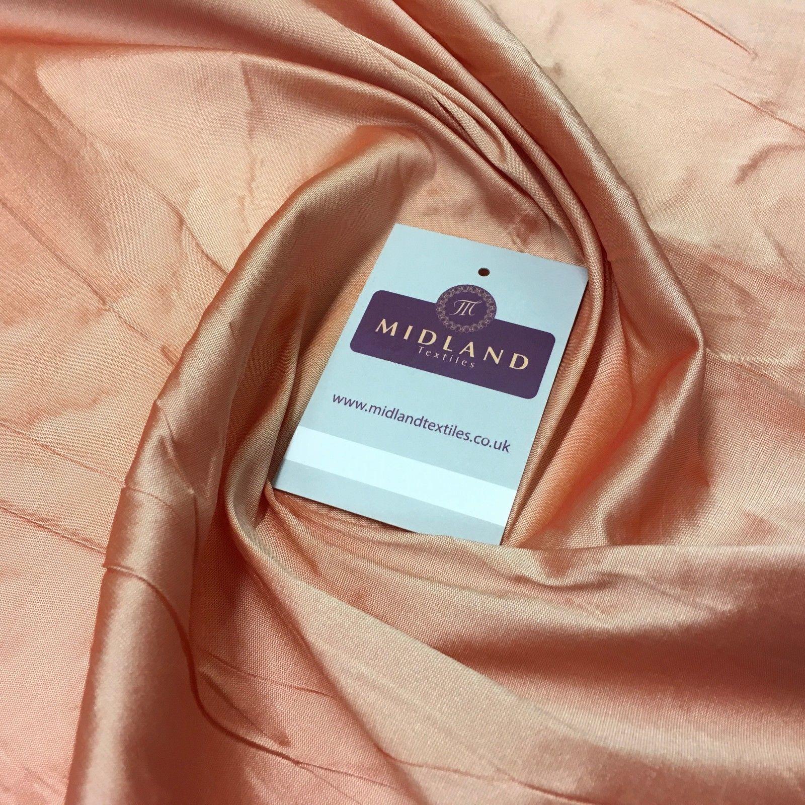 Plain Shantung Faux Raw Silk Dupion Fabric 58' Wide MA935 Mtex