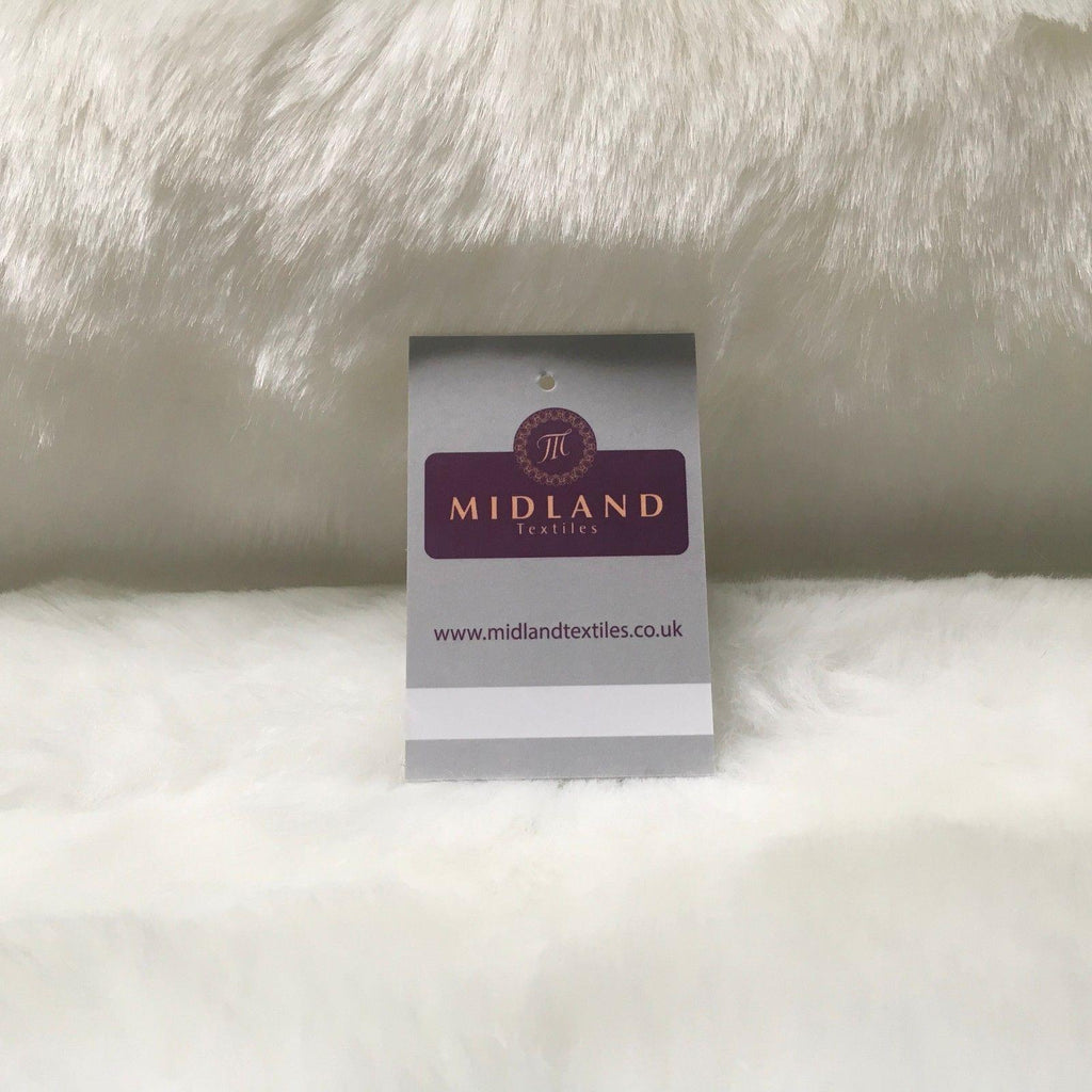 Luxury Animal & Plain Faux Fur 25mm soft Pile ideal for throws 58