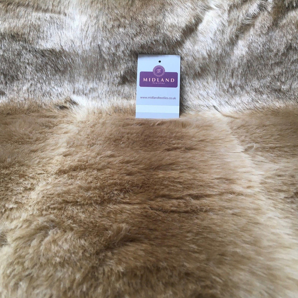 Luxury Animal & Plain Faux Fur 25mm soft Pile ideal for throws 58