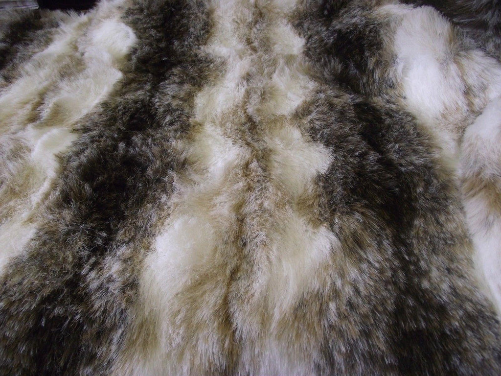 Luxury Animal & Plain Faux Fur 25mm soft Pile ideal for throws 58