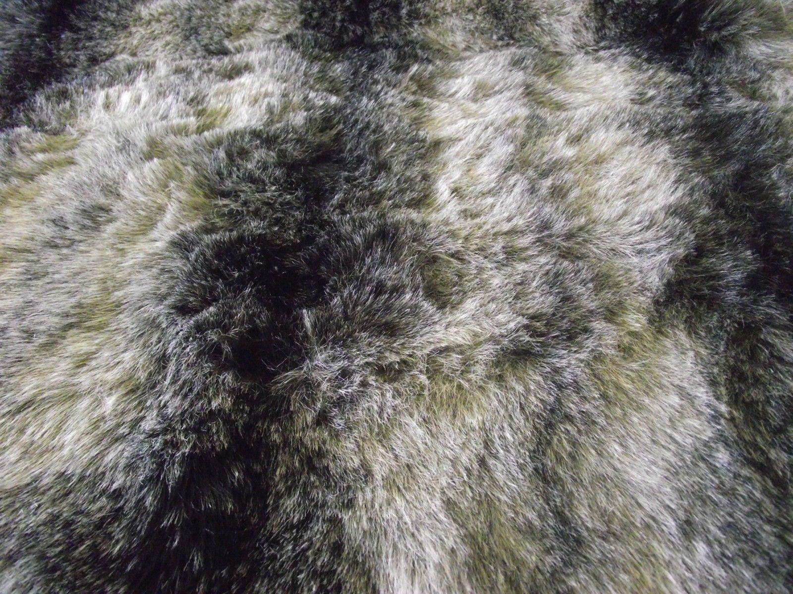 Luxury Animal & Plain Faux Fur 25mm soft Pile ideal for throws 58' Wide MT933