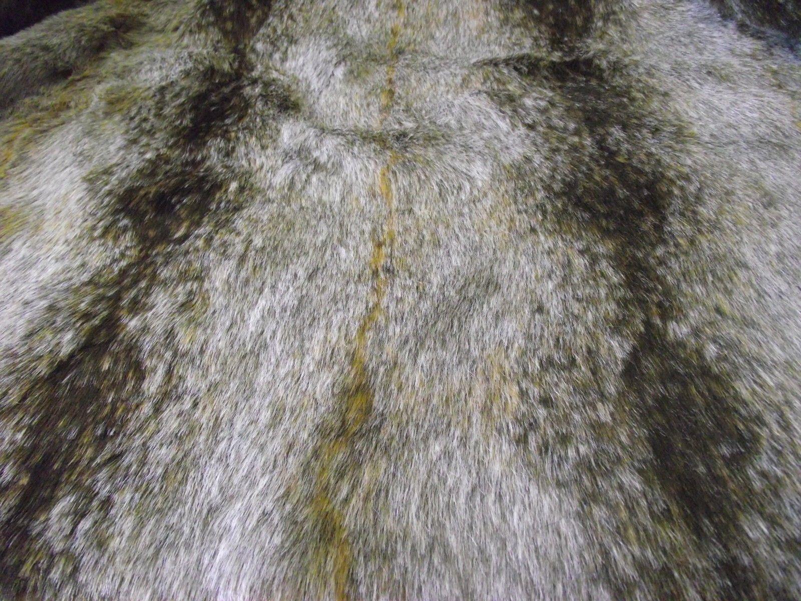 Luxury Animal & Plain Faux Fur 25mm soft Pile ideal for throws 58' Wide MT933