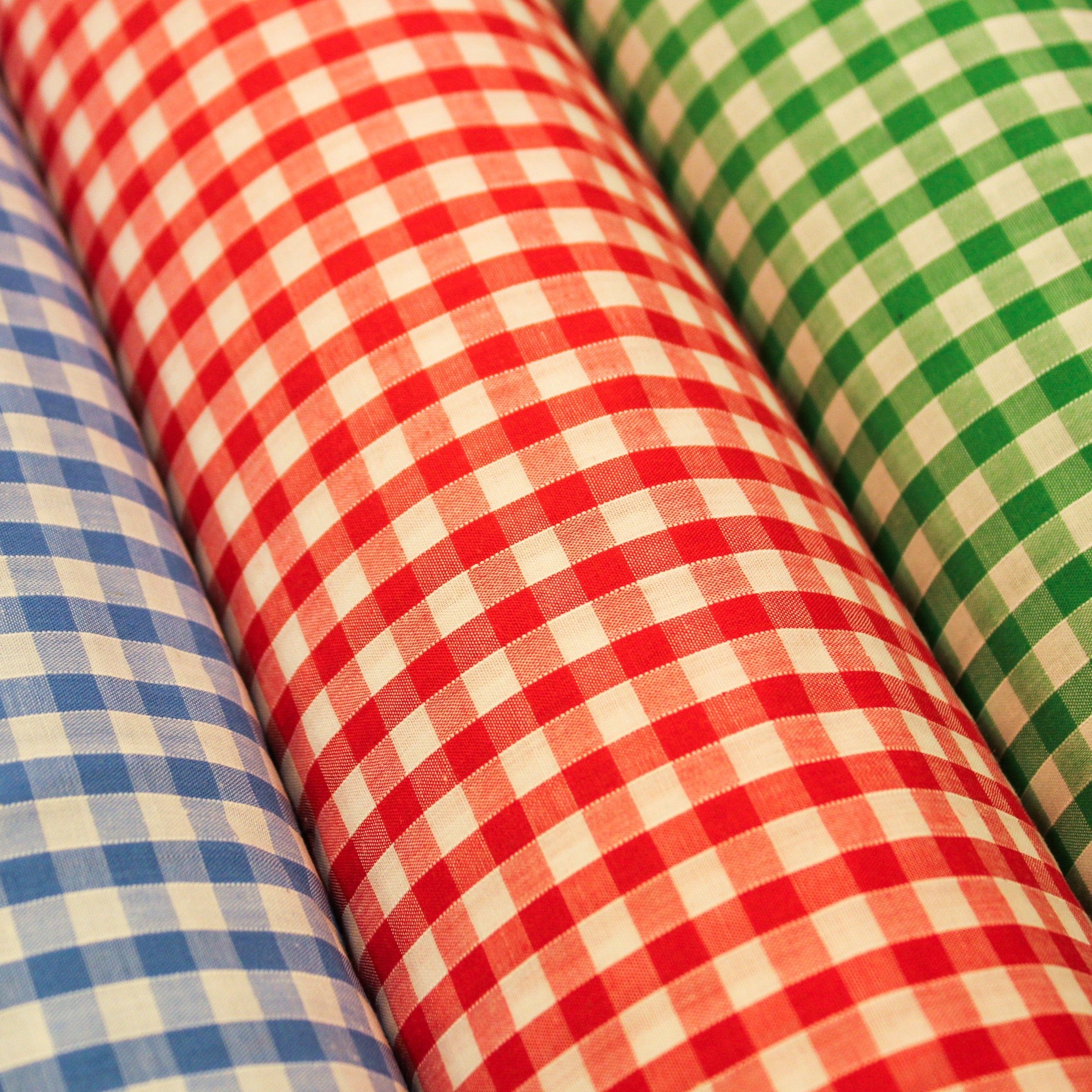 Timeless 1/4 Inch Gingham Fabric Material for Clothing, Aprons, Tablecloths, School Decorations - 44' Wide - M30