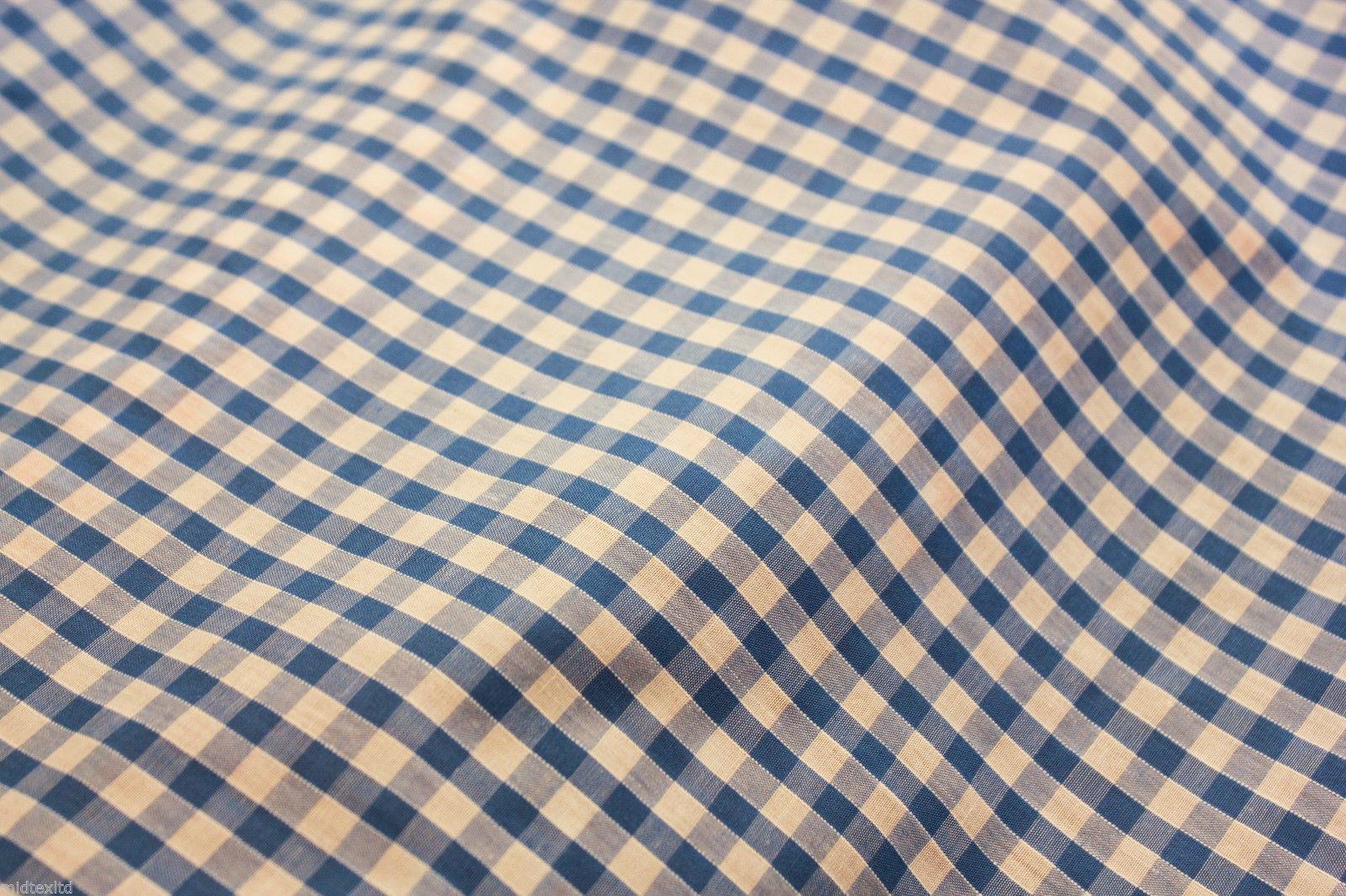 Timeless 1/4 Inch Gingham Fabric Material for Clothing, Aprons, Tablecloths, School Decorations - 44' Wide - M30