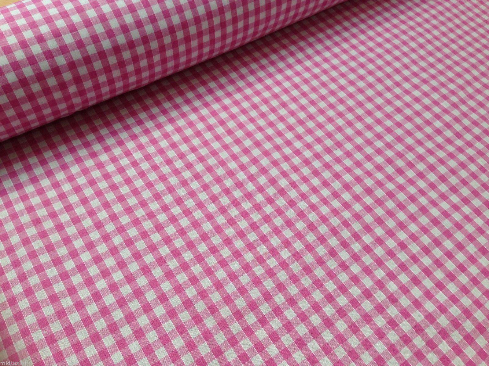 Timeless 1/4 Inch Gingham Fabric Material for Clothing, Aprons, Tablecloths, School Decorations - 44' Wide - M30