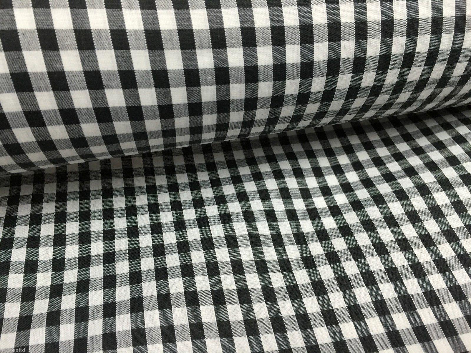 Timeless 1/4 Inch Gingham Fabric Material for Clothing, Aprons, Tablecloths, School Decorations - 44' Wide - M30