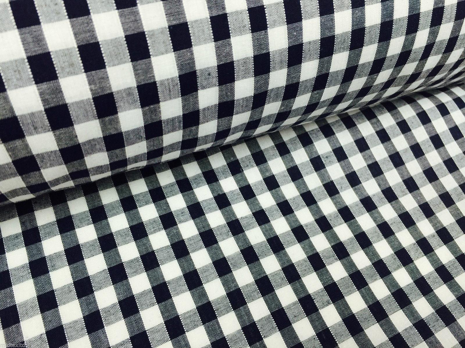 Timeless 1/4 Inch Gingham Fabric Material for Clothing, Aprons, Tablecloths, School Decorations - 44' Wide - M30