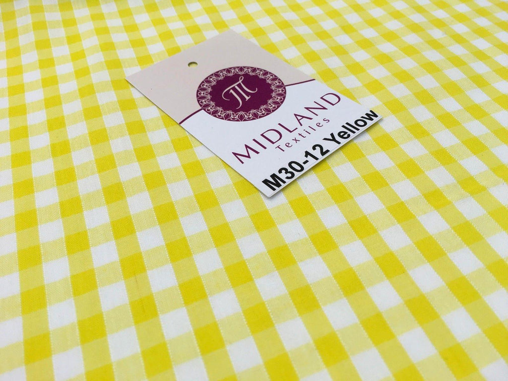 Timeless 1/4 Inch Gingham Fabric Material for Clothing, Aprons, Tablecloths, School Decorations - 44