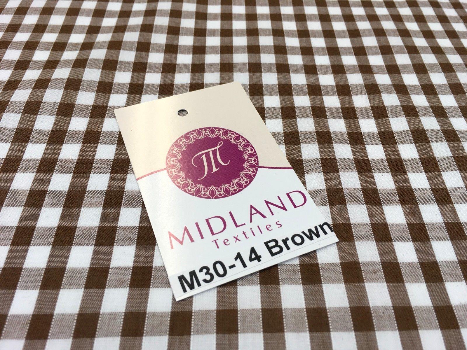 Timeless 1/4 Inch Gingham Fabric Material for Clothing, Aprons, Tablecloths, School Decorations - 44' Wide - M30