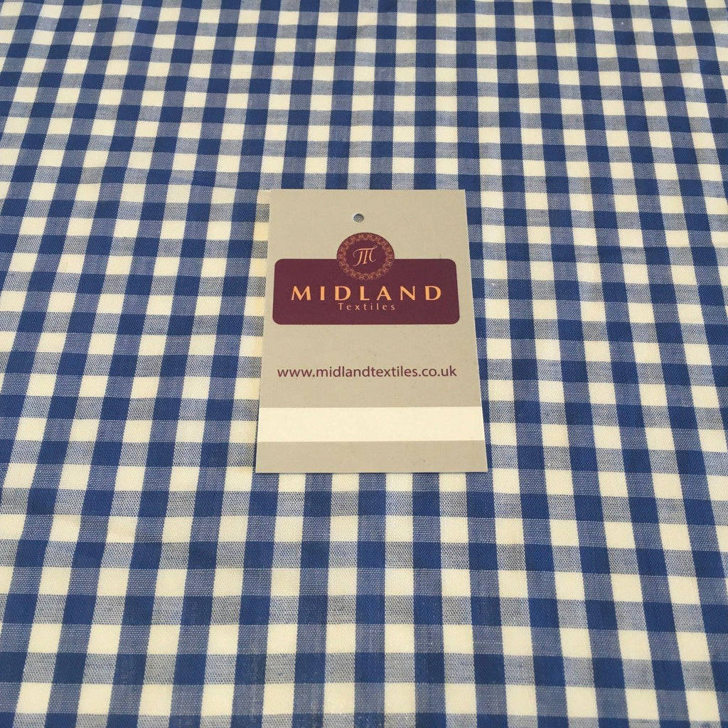 Timeless 1/4 Inch Gingham Fabric Material for Clothing, Aprons, Tablecloths, School Decorations - 44