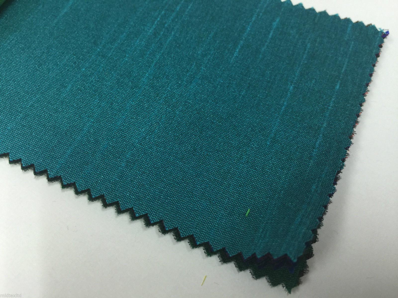 PLAIN FAUX DUPION RAW SILK 100% POLYESTER FABRIC M410 Mtex