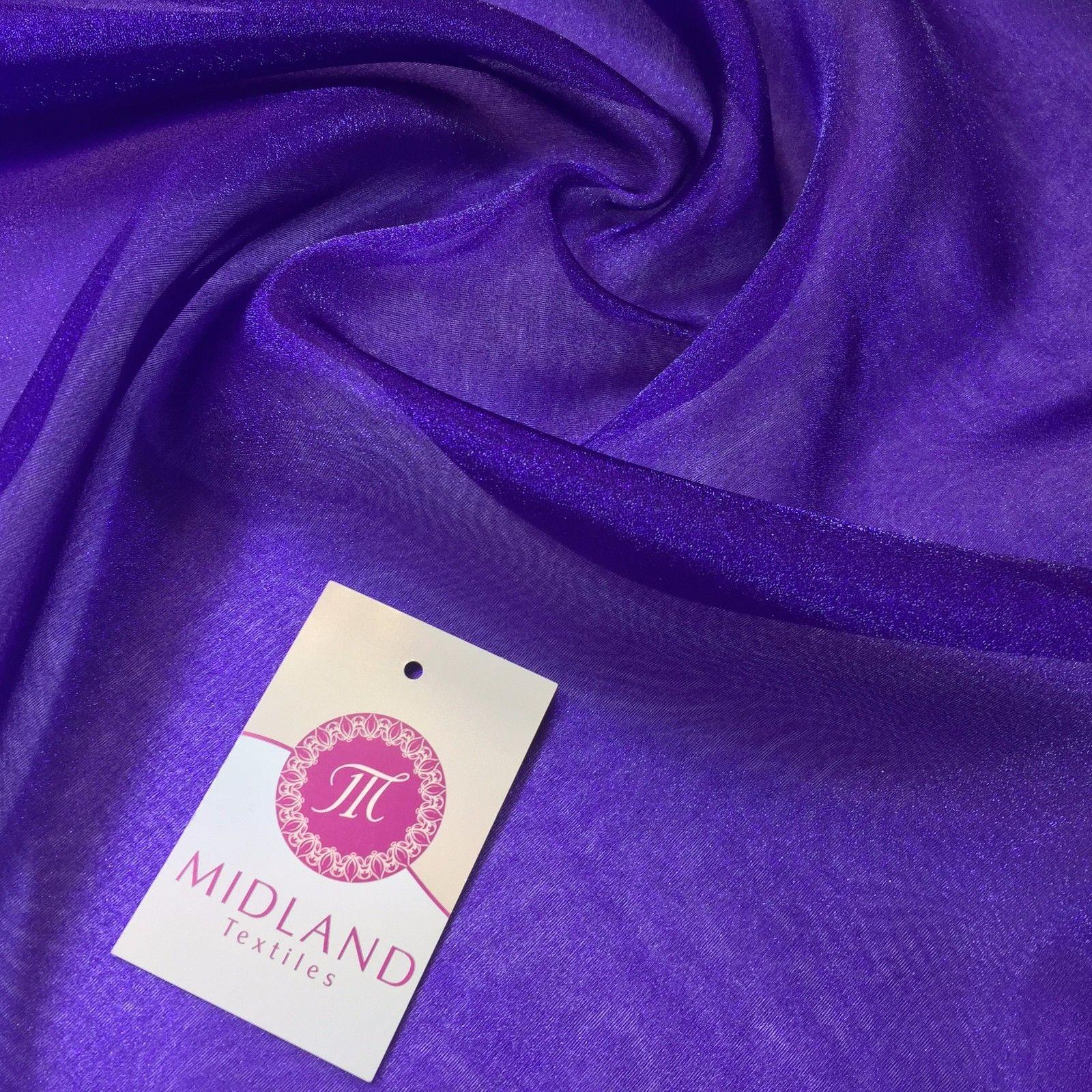 CRYSTAL ORGANZA WEDDING BRIDAL DANCE VEIL DRESS FABRIC MATERIAL 45" WIDE M111