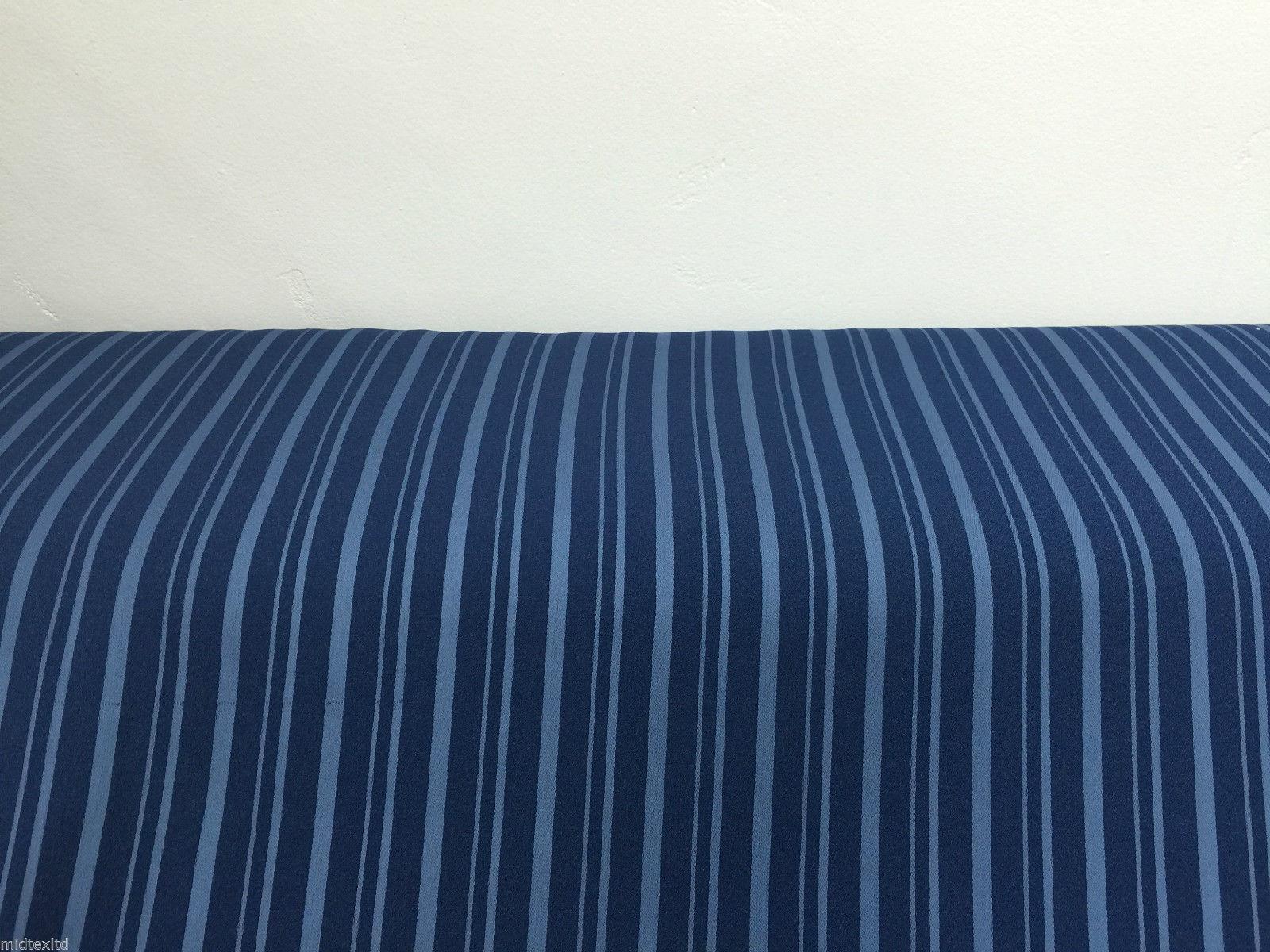 Striped Plain Heavy Georgette Fabric For Suiting & Abaya  58' M18