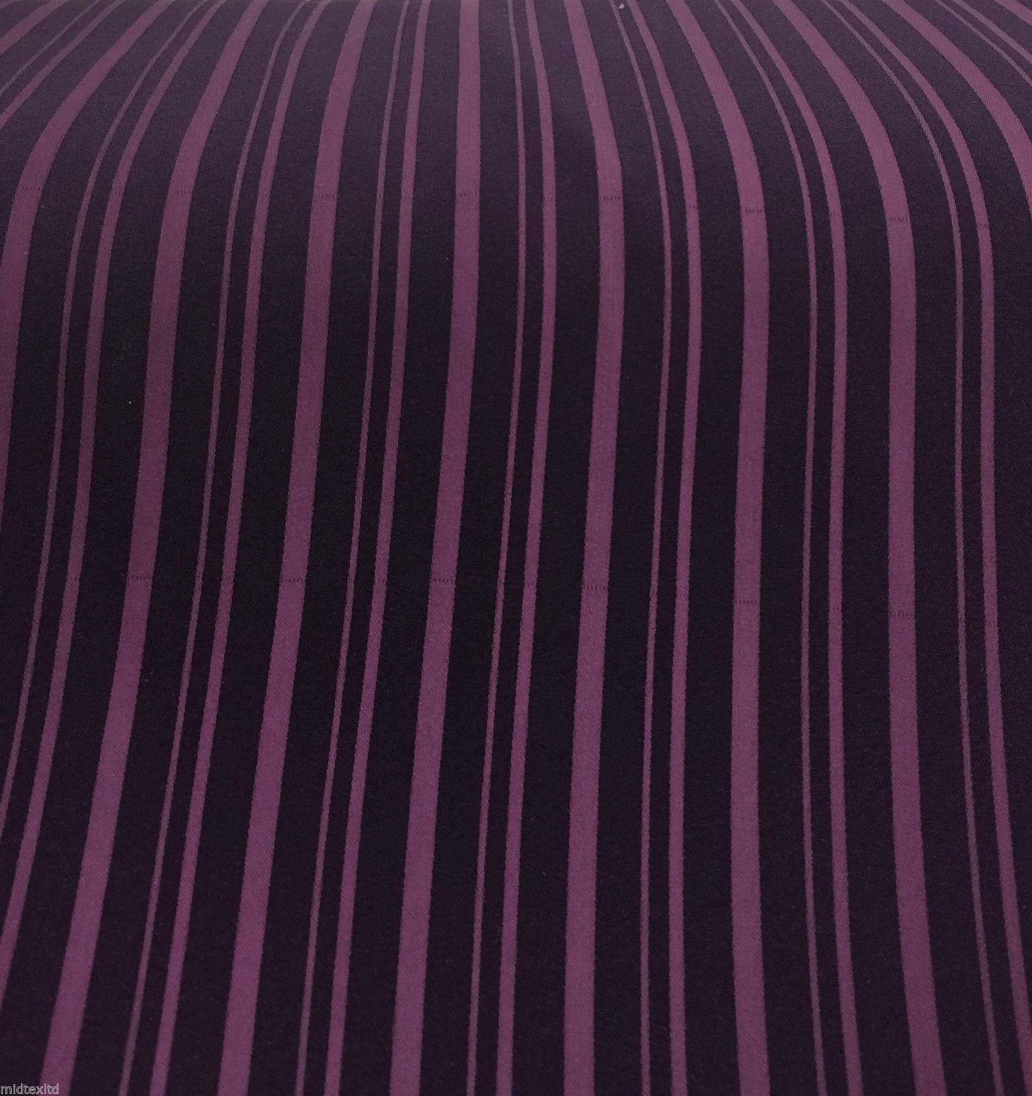 Striped Plain Heavy Georgette Fabric For Suiting & Abaya  58' M18