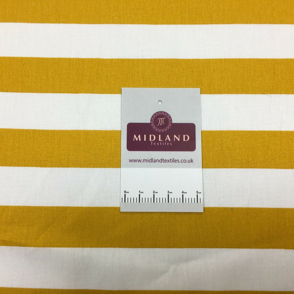 2.5cm Candy Striped Cotton Poplin shirting, dress Fabric M1490 Mtex