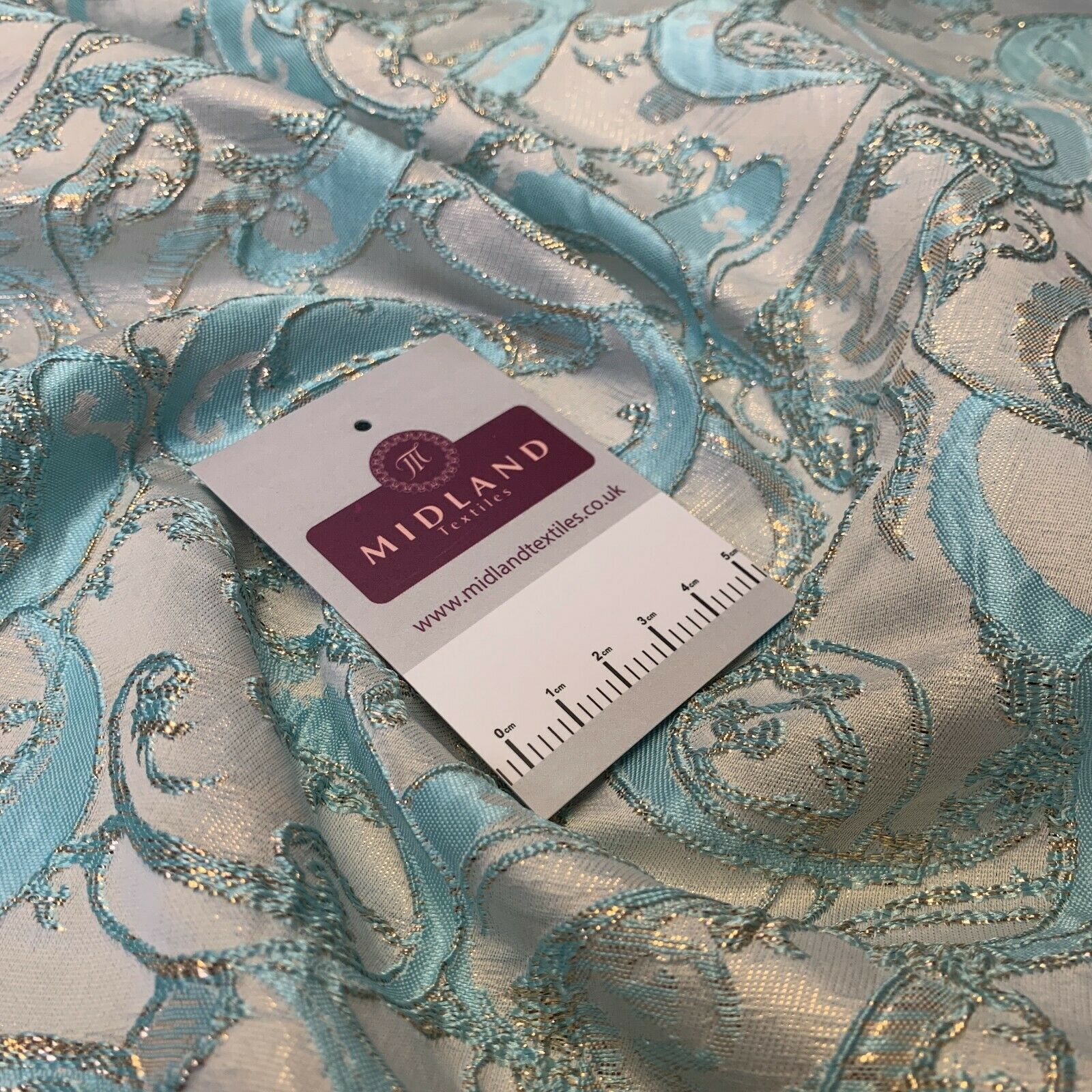 Lurex Ornamental Brocade wedding fabric M1498 Mtex