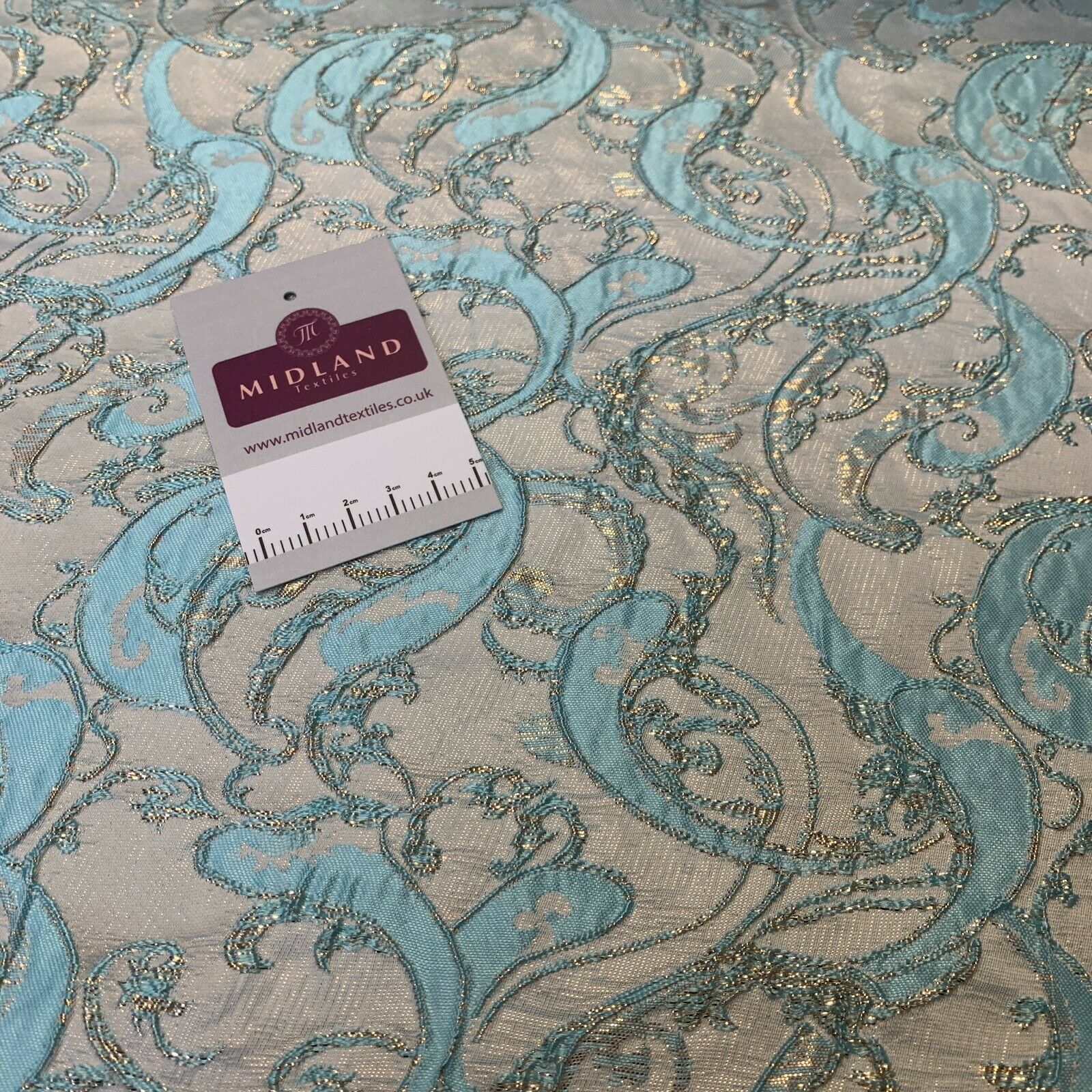 Lurex Ornamental Brocade wedding fabric M1498 Mtex